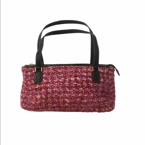 Kate spade wool tweed vintage handbag - Picture 3 of 12